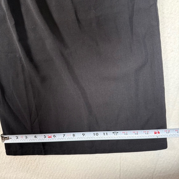 Cider Black Wide Leg Palazzo Pants Drawstring Waist OXL Plus Size Minimal Work - Picture 7 of 8